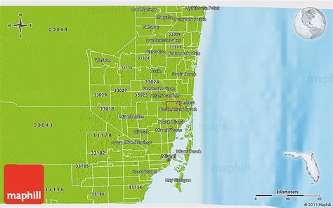 28 Miami Zip Codes Map Maps Online For You