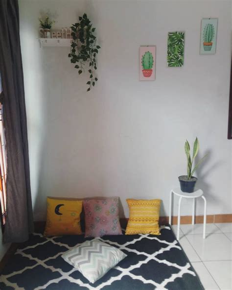 21 Desain Ruang Tamu Lesehan Minimalis Tanpa Kursi Dan Sofa