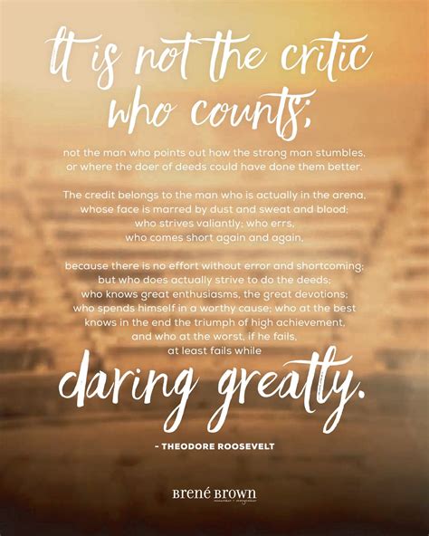 438 quotes from theodore roosevelt: Daring Greatly Brene Brown Theodore Roosevelt | Daring ...