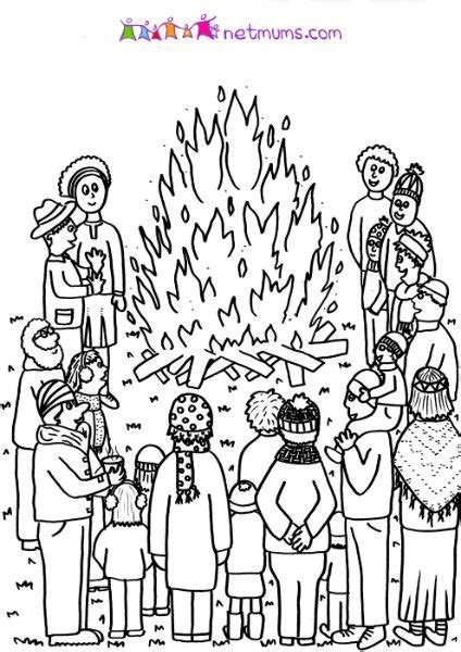 Free Printable Bonfire Night Colouring Pages Printable Templates