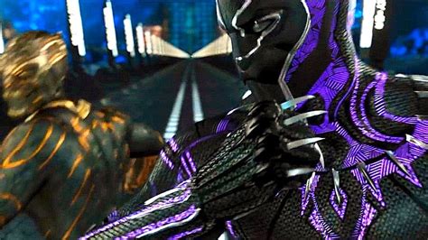 Black Panther Vs Killmonger Fight Scene Black Panther 2018 Movie
