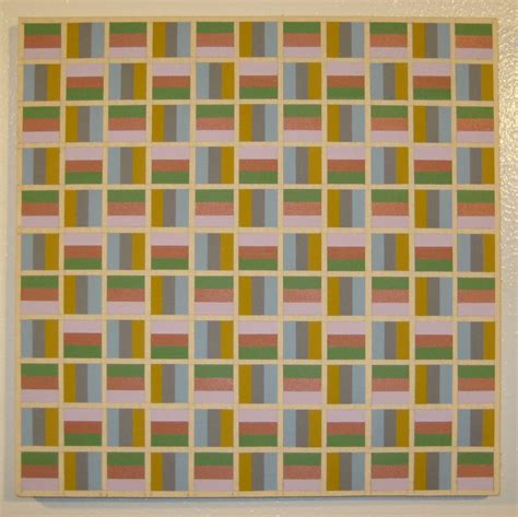 Lane Banks Geometric Art Grid Paintings