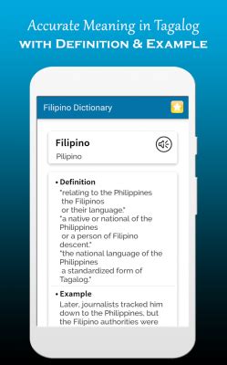 Translate tagalog to english simply and easily. English to Tagalog Dictionary for Android - Download ...