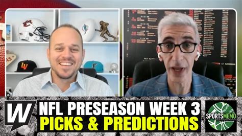The Opening Line Report Nfl Preseason Week Point Spreads And