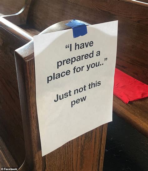 New Orleans Church Hangs Funny Signs On Pews To Keep Worshipers Social