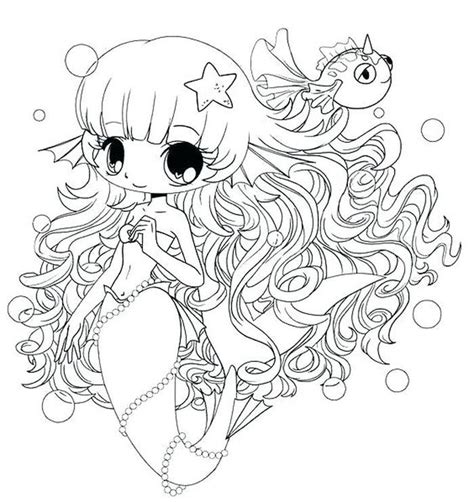 Coloring Pages Of Anime Mermaid Amyatupatterson