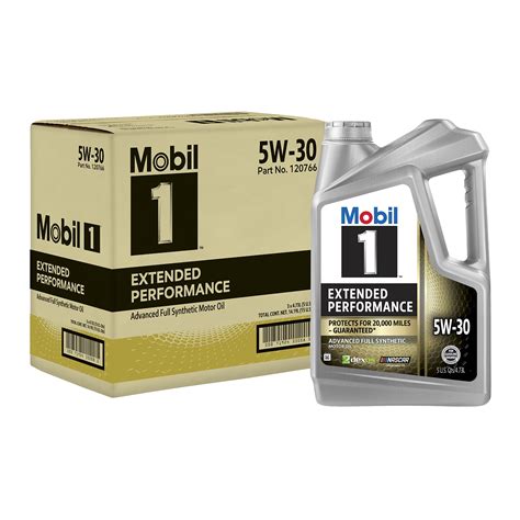 Mobil 1 Extended Performance High Mileage Full Synthetic Motor Oil 5w
