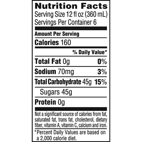 Barqs Root Beer Nutrition Facts Runners High Nutrition