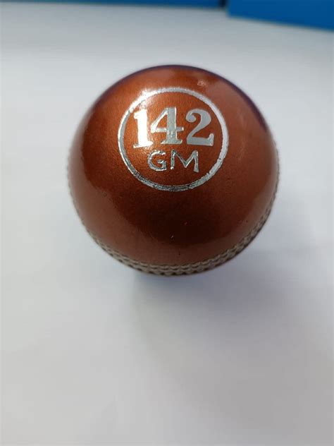 Bt Copper 142g Cricket Ball Pack Of 6 Genuine Leather Cricket Balls