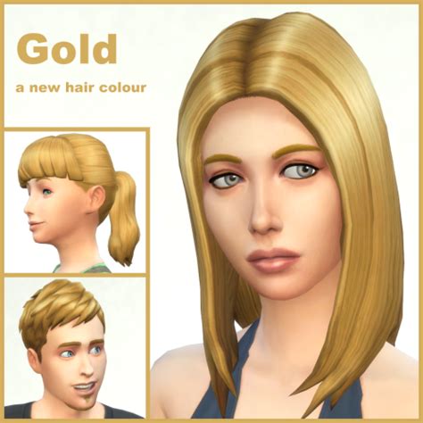 Sims 4 Blonde Hair Minimalis
