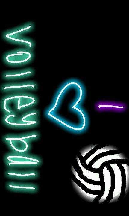 I Love Volleyball Volleyball Neon Signs Volleyball Sayings