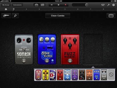 To record with a backing track, click and drag any backing track you have from another folder into garageband. Tutorial: Recording Guitar in GarageBand for iPad : Ask.Audio
