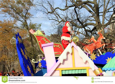 Santa Claus At Christmas Parade In Toronto Editorial Stock Photo