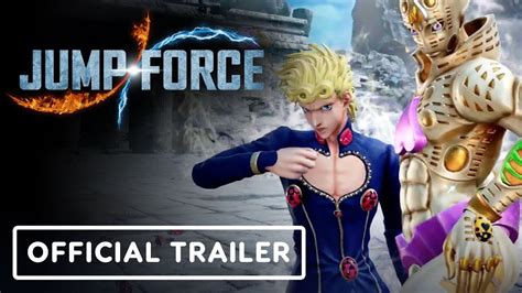 Jump Force Official Giorno Giovanna Launch Trailer Youtube