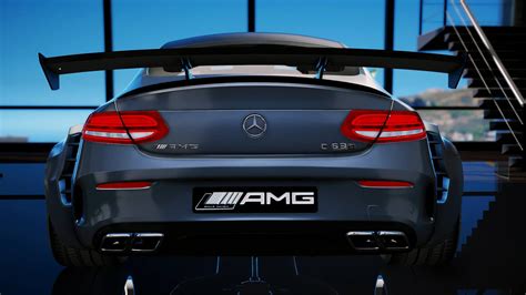 МОД Mercedes AMG C63 S Coupe Widebody Add On OIV ДЛЯ GTA 5 GTA 5