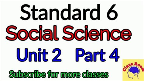 Standard 6 Social Science Unit 2 Medieval Indiasocietyresource And