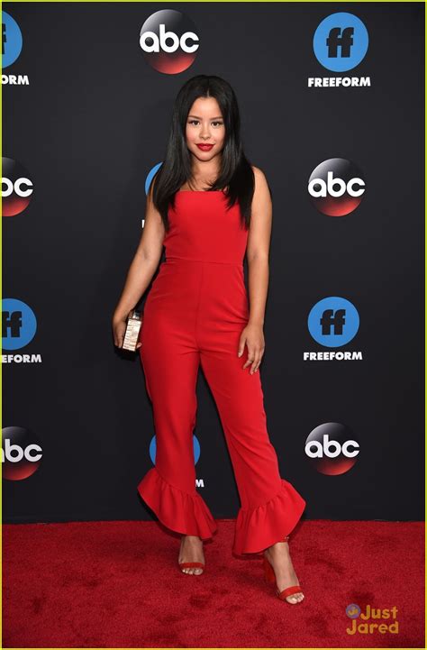 Maia Mitchell Cierra Ramirez Step Out For Freeform Upfronts