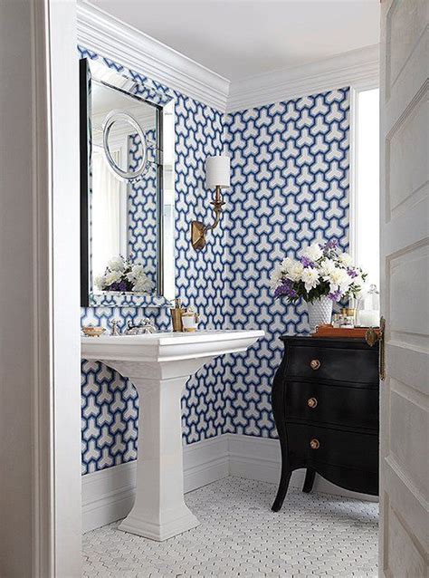 14 Stunning Takes On Classic Blue And White Beautiful Bathroom