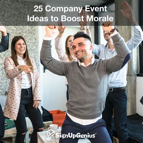 25 Company Event Ideas To Boost Morale Work Team Building Quick Team
