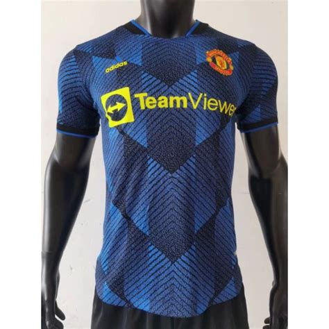 New Manchester United Ggmu 3rd 2122 Pi Player Issue Jersey Ready Stock Ship Tomorrow