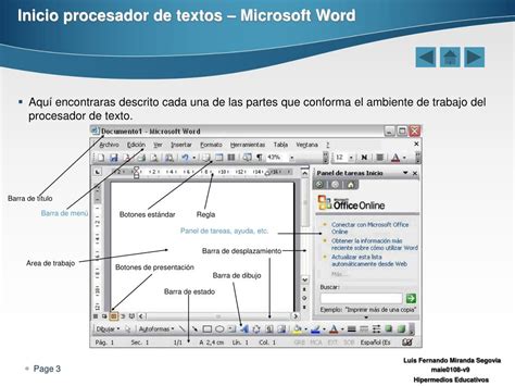 Procesador De Texto Microsoft Word Ecured