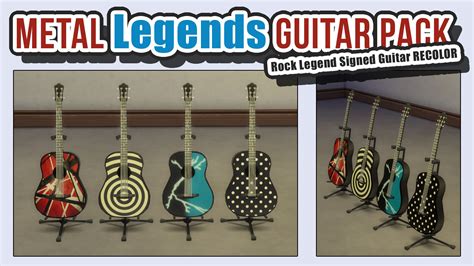 Mod The Sims Metal Legends Guitar Pack Sims 4 Sims Sims 4 Blog