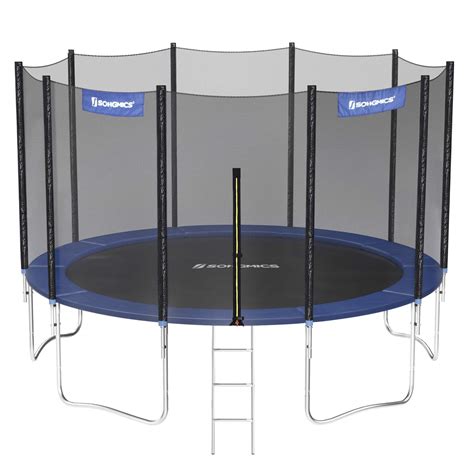 Songmics Trampoline 14 Ft Round Trampoline For The Garden With Ladder