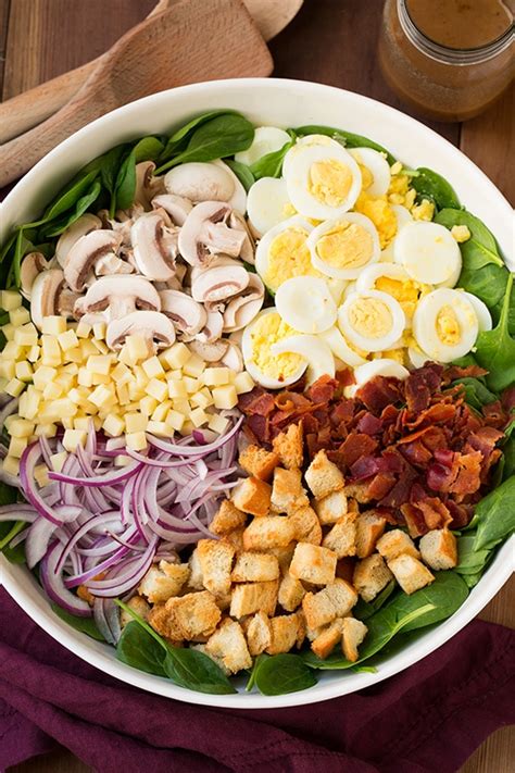 Scrambled, hard boiled, soft boiled, poached, baked, coddled, sunny side up, over easy, in an omelette or a souffle — there are endless ways to cook eggs. Spinach Salad with Warm Bacon Dressing - Cooking Classy