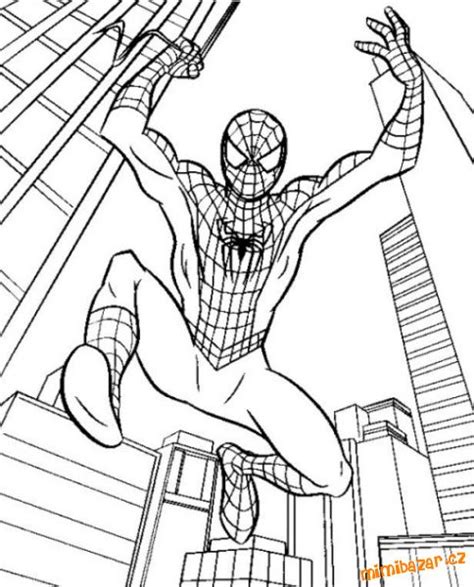 Omalovánky Spiderman Mimibazarcz Spiderman Coloring Superhero