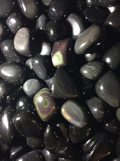 Obsidian Rainbow Tu Mbled Stones 100g Wholesale Crystal Universe