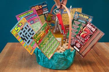 How To Make A Scratch Off Lottery Ticket Gift Basket Ehow