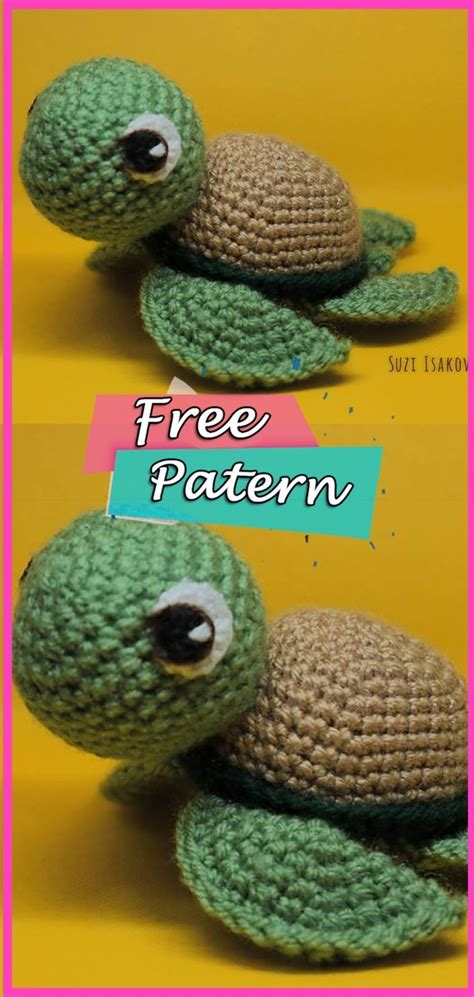 Free Printable Crochet Turtle Pattern Printable Templates By Nora