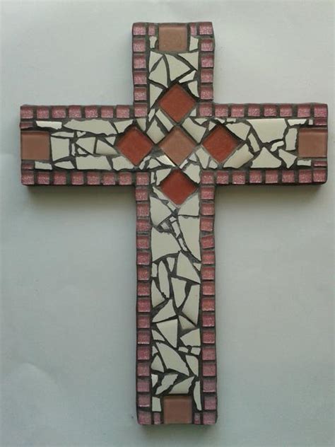 Finished Mosaic And Glass Crafts Mosaic Cross Was Sold For R5000 On 5