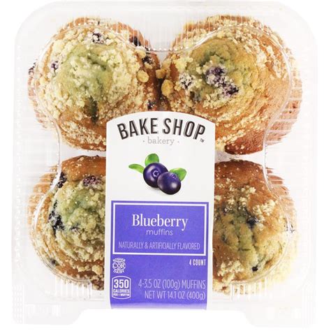 Bake Shop Blueberry Muffins 14 Oz Instacart