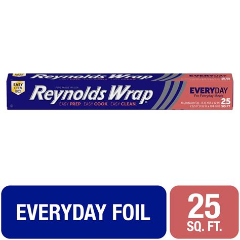 Reynolds Wrap Aluminum Foil Everyday Strength 25 Square Feet