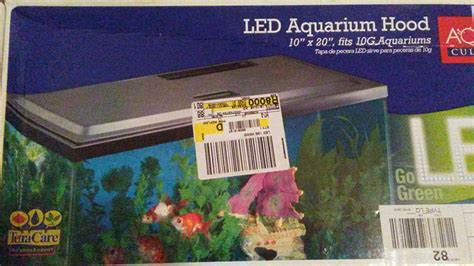 Aqua Culture Led Hood For 10 Gallon Aquariums Tetra
