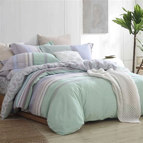 Turquoise And White Striped Bedding Bedding Design Ideas