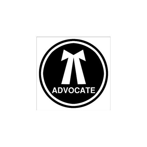 Arwy Advocate Sticker Pack Of2 Car And Motorbike