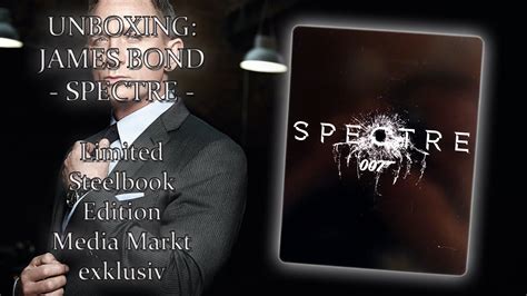 Unboxing James Bond Spectre Limited Steelbook Edition Media