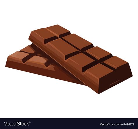 Sweet Chocolate Bar Royalty Free Vector Image Vectorstock