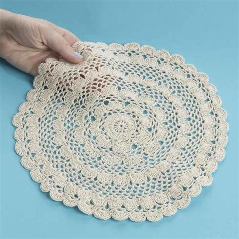 Ecru Round Crocheted Doilies Crochet And Lace Doilies Home Decor