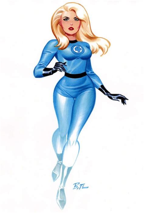 sue bruce timm bruce timm invisible woman marvel heroes