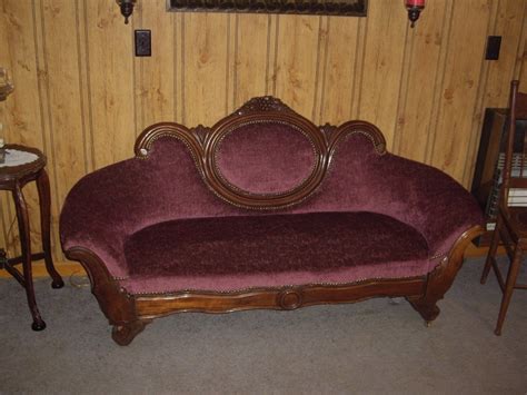 antique civil war era sofa settee couch hand carved wood settee couch settee sofa hand