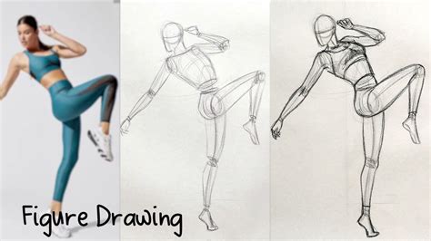 How To Draw Female Pose How To Draw Figure Drawing Anatomy Tutorial
