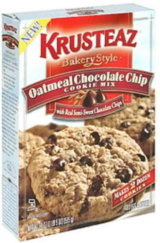 Krusteaz Oatmeal Chocolate Chip Cookie Mix 21 Oz Nutrition
