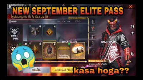 Garena free fire offers elite pass and elite bundle every season and the players can complete various missions to unlock these exclusive rewards. Free fire new September Elite pass kya kya hai and kaise ...