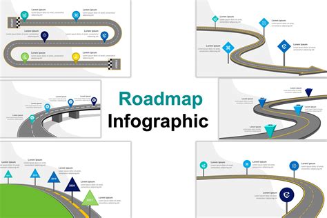 Free Company Road Map Infographic Template 3 Powerpoint Ppt