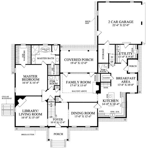 Center Hall Colonial 32510wp Architectural Designs House Plans