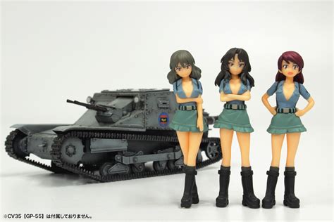 Girls Und Panzer Das Finale Aoshidan High School Figure Set
