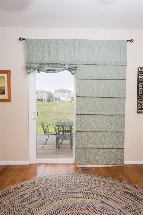 We offer custom curtains to fit any sliding window cover. Sliding Glass Door Curtain! It's a shade and curtain all ...